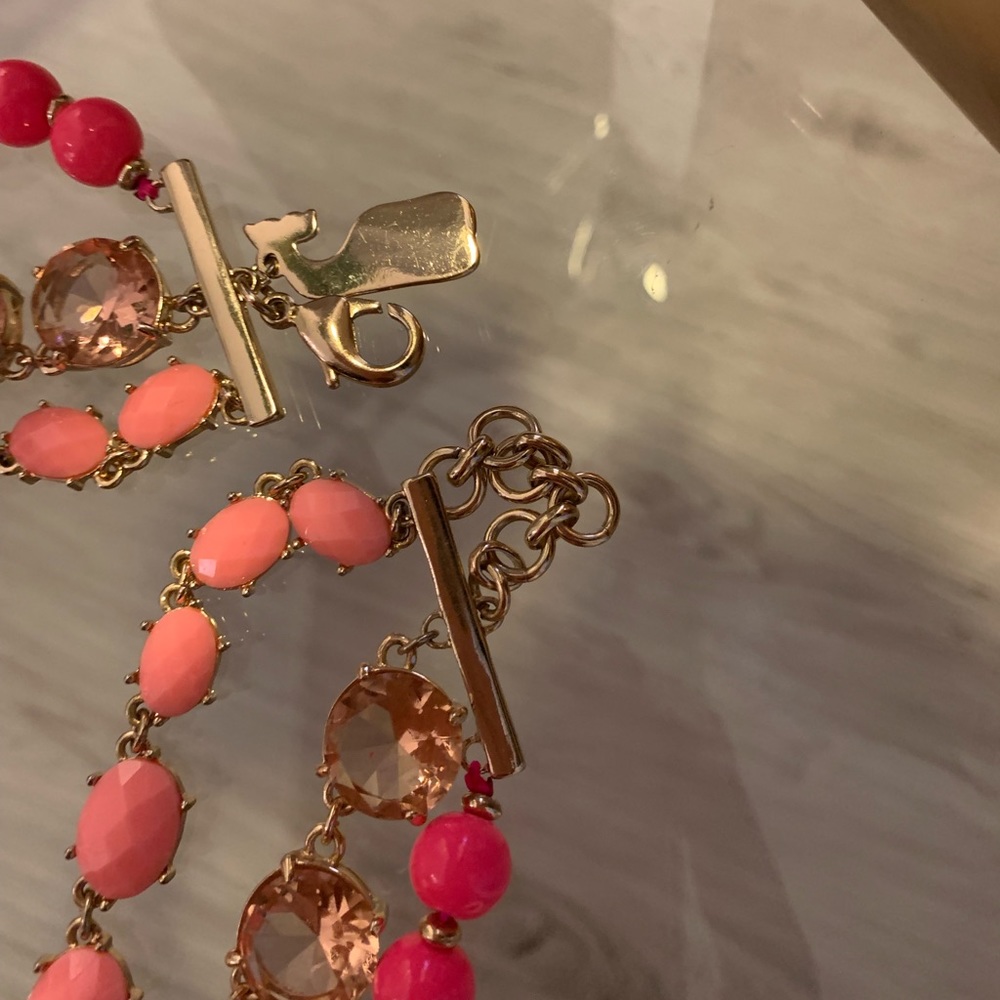 Vineyard Vines Pink and Gold Necklace - Picture 4 of 4